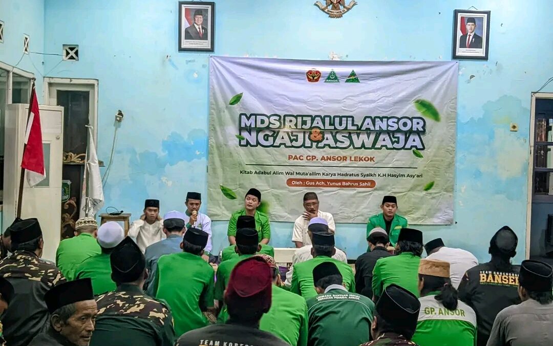 Pengajian Rutin Aswaja PAC GP Ansor Lekok: Menguatkan Semangat Perjuangan NU Secara Kaffah