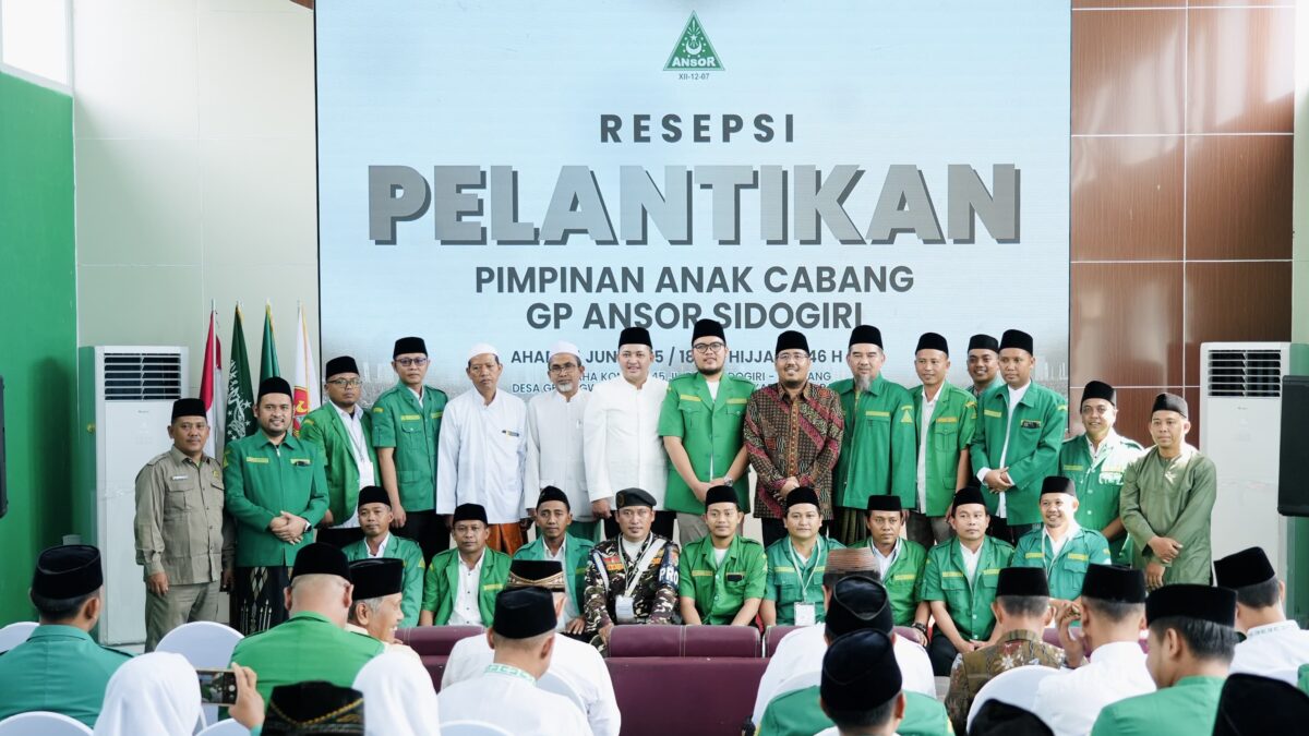 PAC GP Ansor Sidogiri Resmi Dilantik, Siap Bersinergi dengan Pemerintah Daerah
