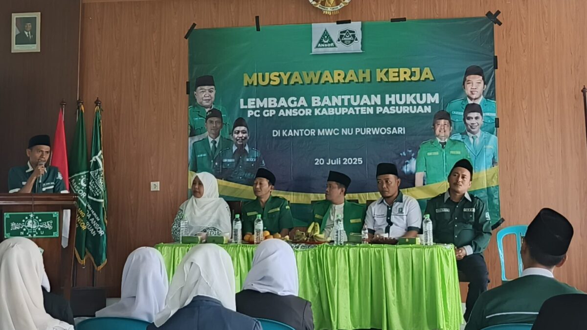 LBH GP Ansor Kabupaten Pasuruan Rapatkan Barisan, Kokohkan Komitmen Advokasi Hukum untuk Warga Nahdliyin