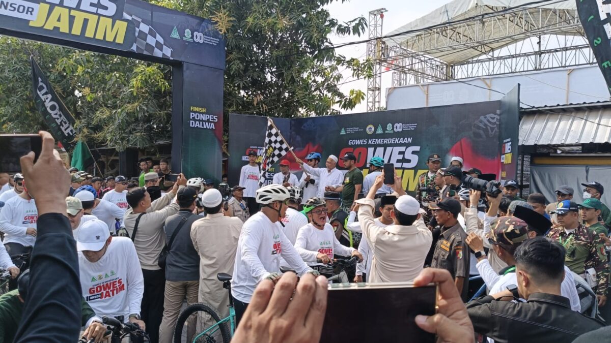 PW GP Ansor Jatim Gelar Gowes Kemerdekaan: Jaga Ukhuwah, Jaga Kemerdekaan