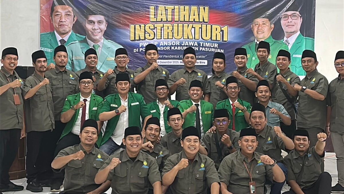 Ansor Kabupaten Pasuruan Sukses Gelar Latihan Instruktur 1, Lahirkan 42 Kader Siap Kawal Proses Kaderisasi